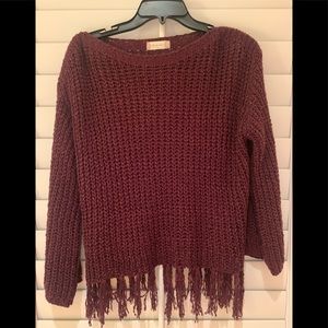 Beautiful deep burgundy sweater